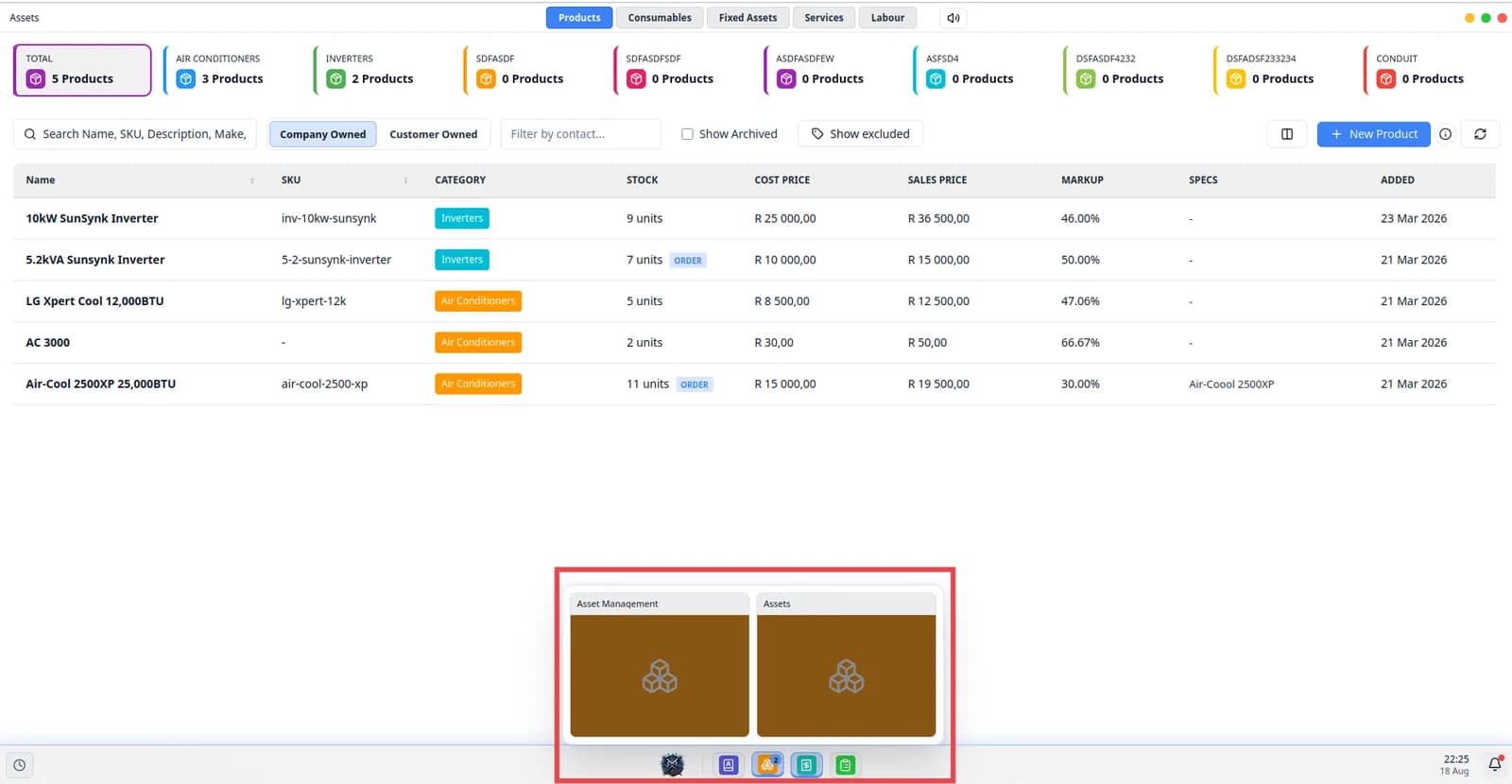 Hovering over a taskbar icon shows every open instance of that app for quick switching