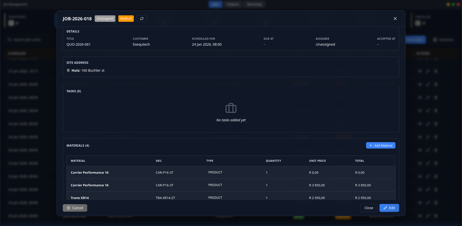 ServiceOps ERP screen 19