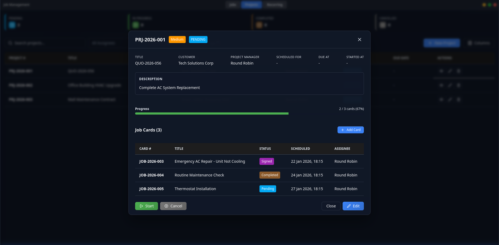 ServiceOps ERP screen 22
