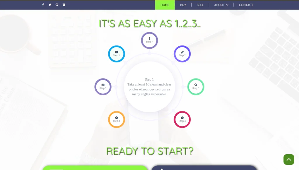 We Buy Tech Website Design - Section 9